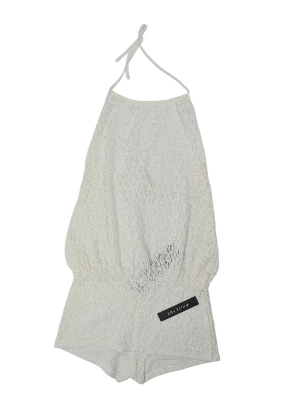 White Fox Boutique Misbehave Playsuit in Off White